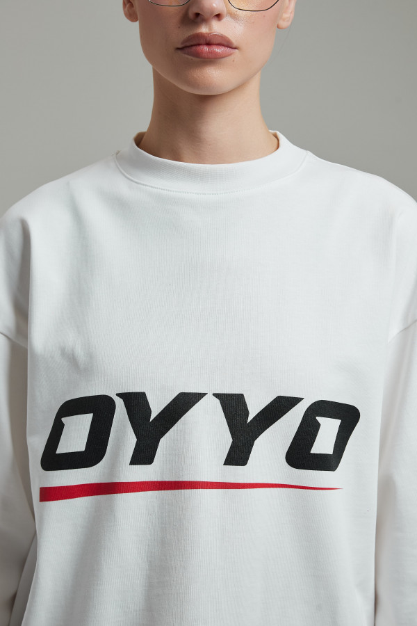 Лонгслив OYYO RACER RED белый M