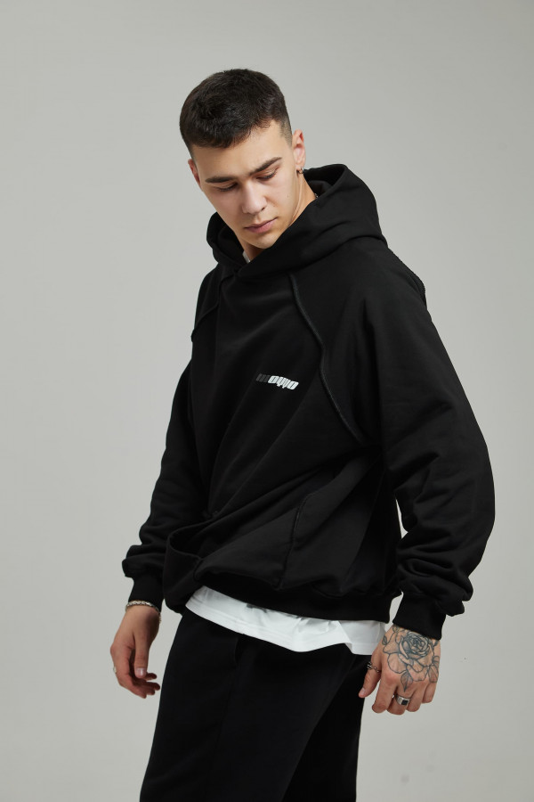 Худи OYYO WARDROBE REVERSE черный (S)