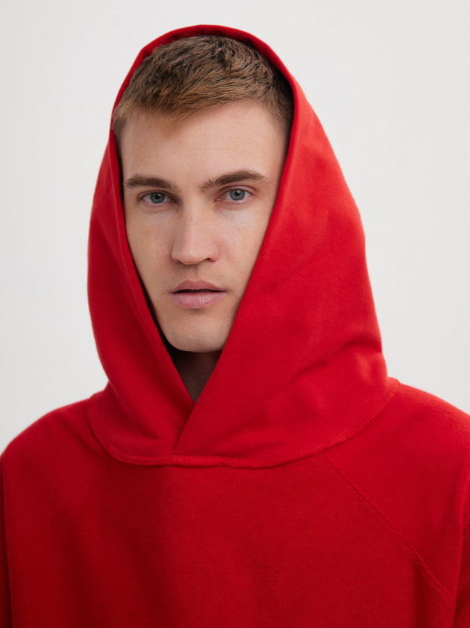 Худи красный OYYOSTHETICS REVERSE (L)