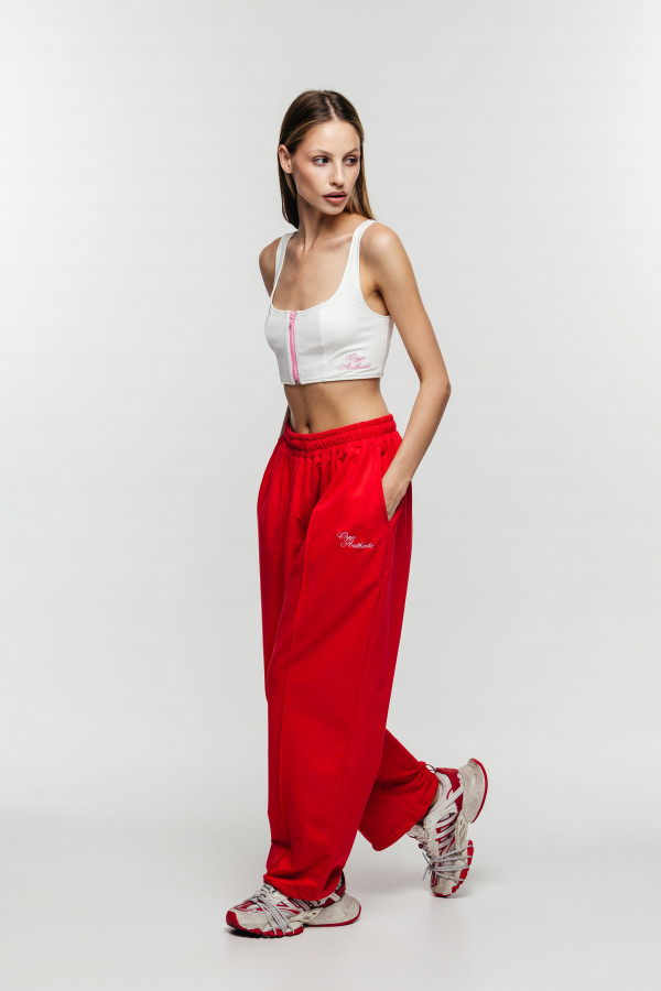 Джоггеры OYYO AUTHENTIC красные (XS)